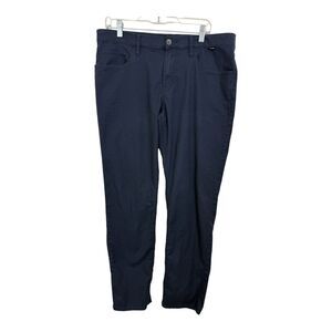 Travis Mathew Pants Mens Sz 34 (Actual 36x29) Navy Blue Lightweight Chino